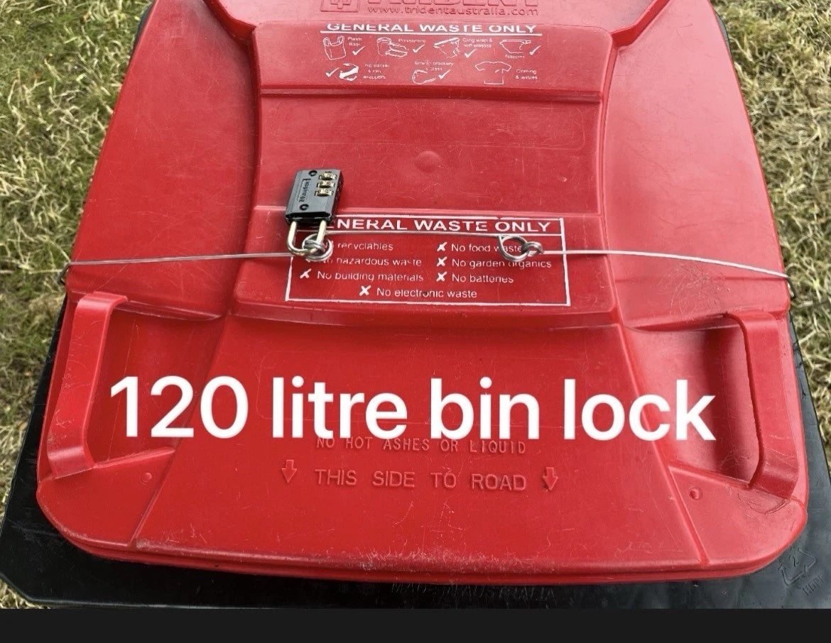 Wheelie Bin Lock | Stop Neighbours Accessing Your Bin | No Tools Required | Made in Australia