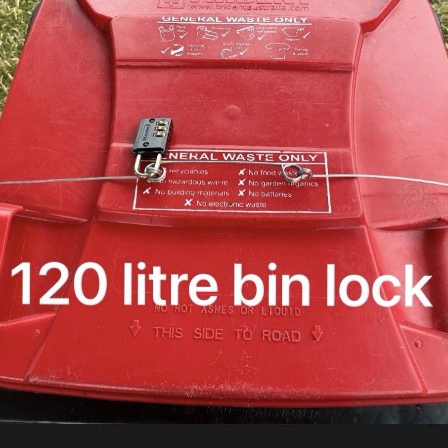 Wheelie Bin Lock | Stop Neighbours Accessing Your Bin | No Tools Required | Made in Australia