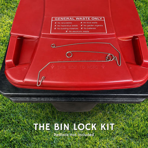 Wheelie Bin Lock | Stop Neighbours Accessing Your Bin | No Tools Required | Made in Australia